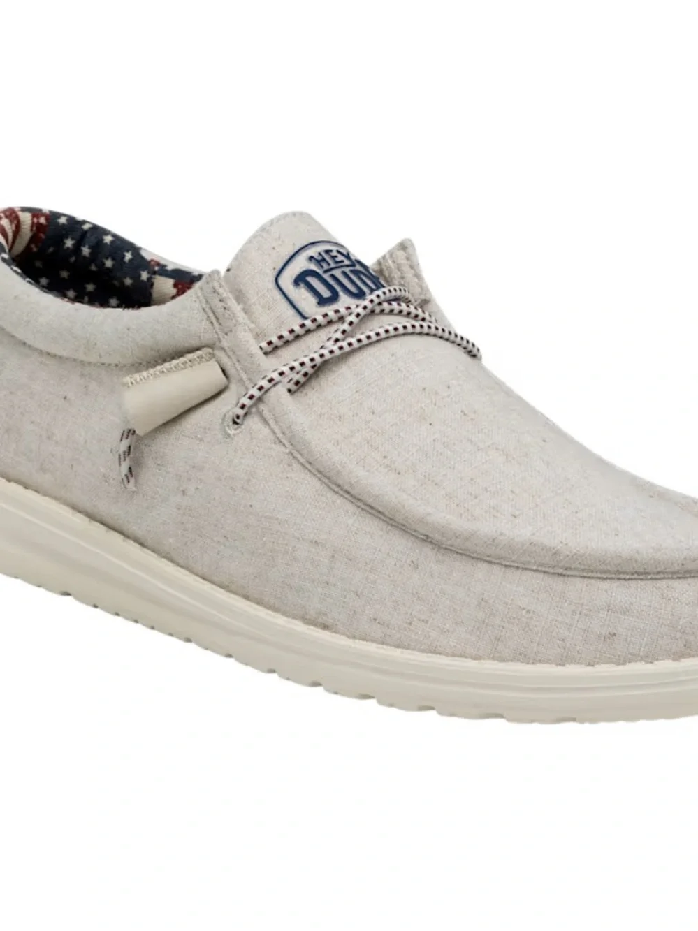 Hey Dude American Wally Slip-On Loafers in Off-White